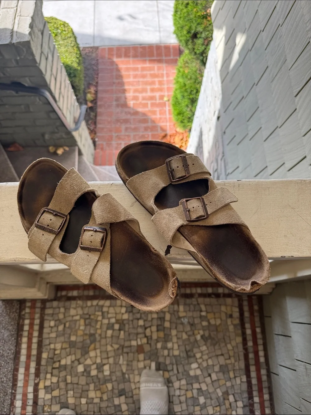 Birkenstock suede beige
